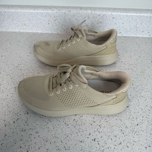Kizik Shoes - Kizik Lima Shoes Size Women's 8 Wide Men's 6.5 Wide Cream Beige